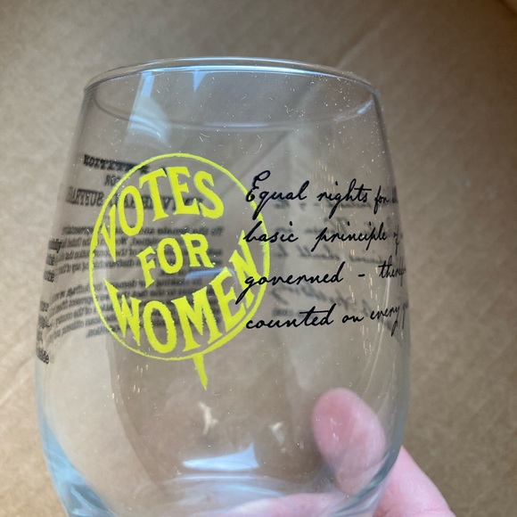 Wine Glasses - Well Told Stemless Wine Glass Set of 4 “Women’s History” - Picture 3 of 15